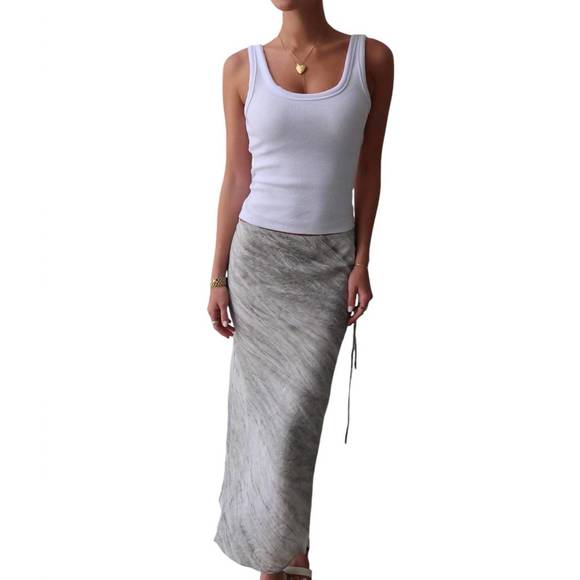 NEW ET CLET nova skirt in grey wash - Picture 1 of 2